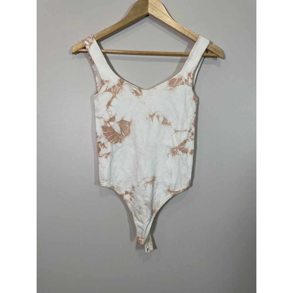 Intimately Free People Tie Dye Bodysuit Size Small Fitted Boho Festival Layer